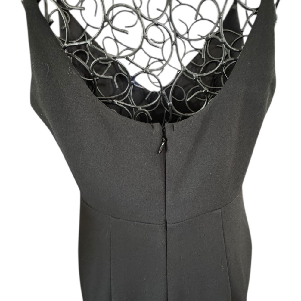 Lulu's Black Sleeveless Maxi Slip Dress, Medium - Picture 5 of 8